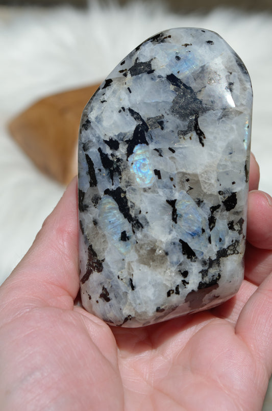 Rainbow Moonstone Free Form - #2