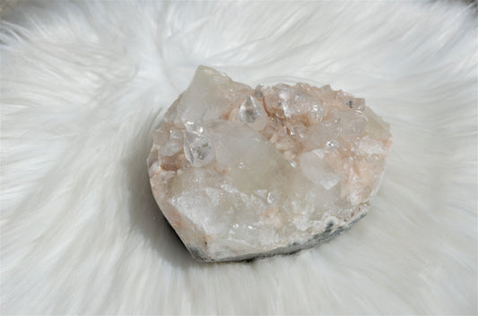 Apophyllite with Peach Stilbite - #8
