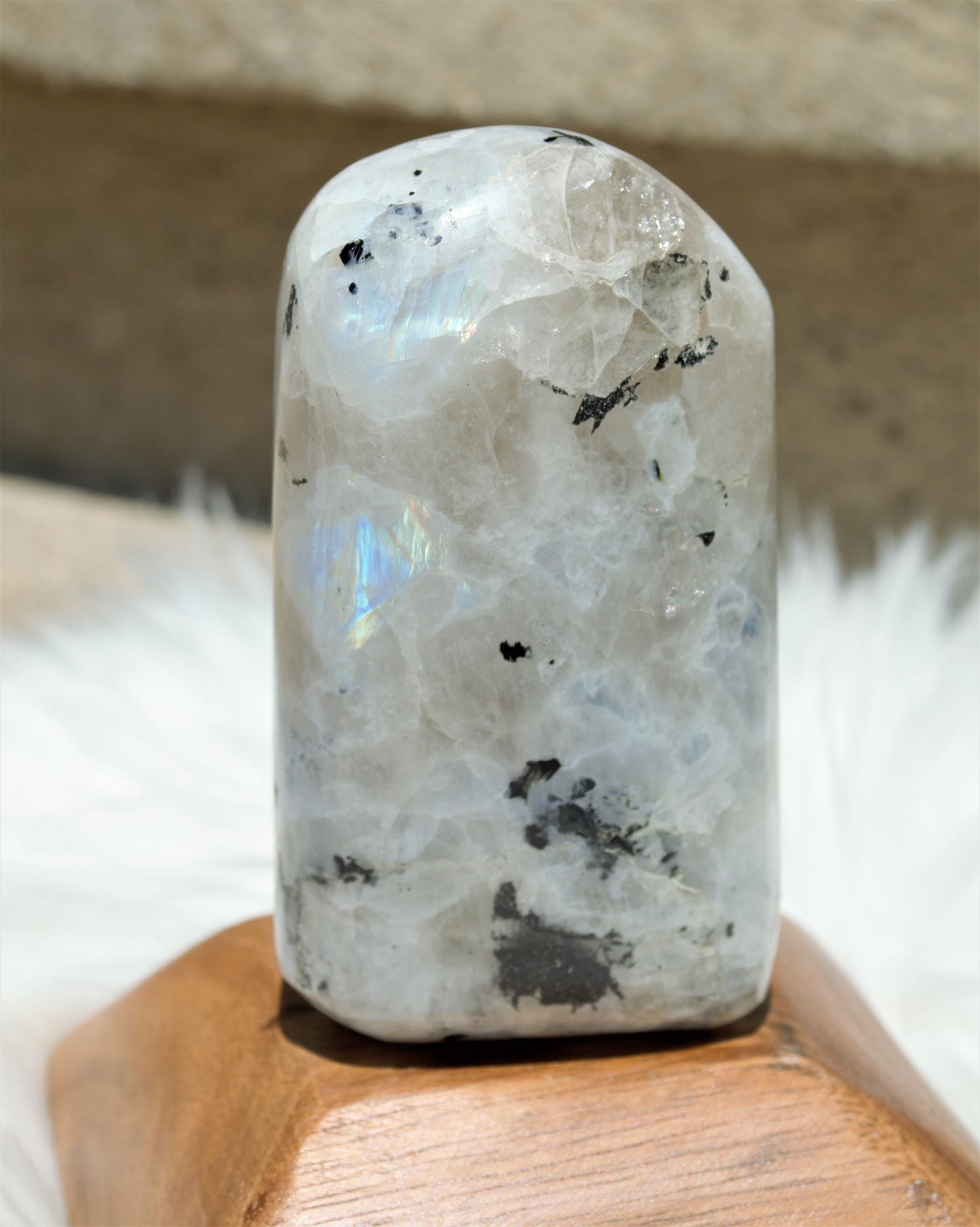 Rainbow Moonstone Free Form - #1