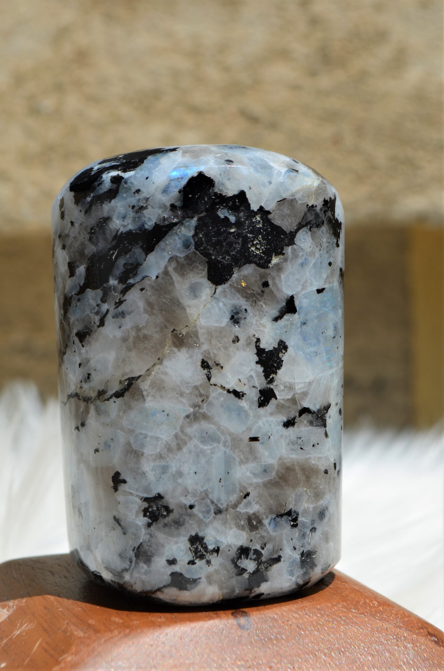 Rainbow Moonstone Free Form - #3