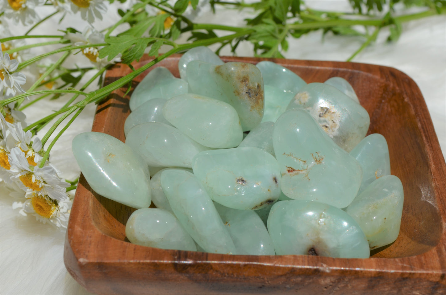 Prehnite Tumbled Stone