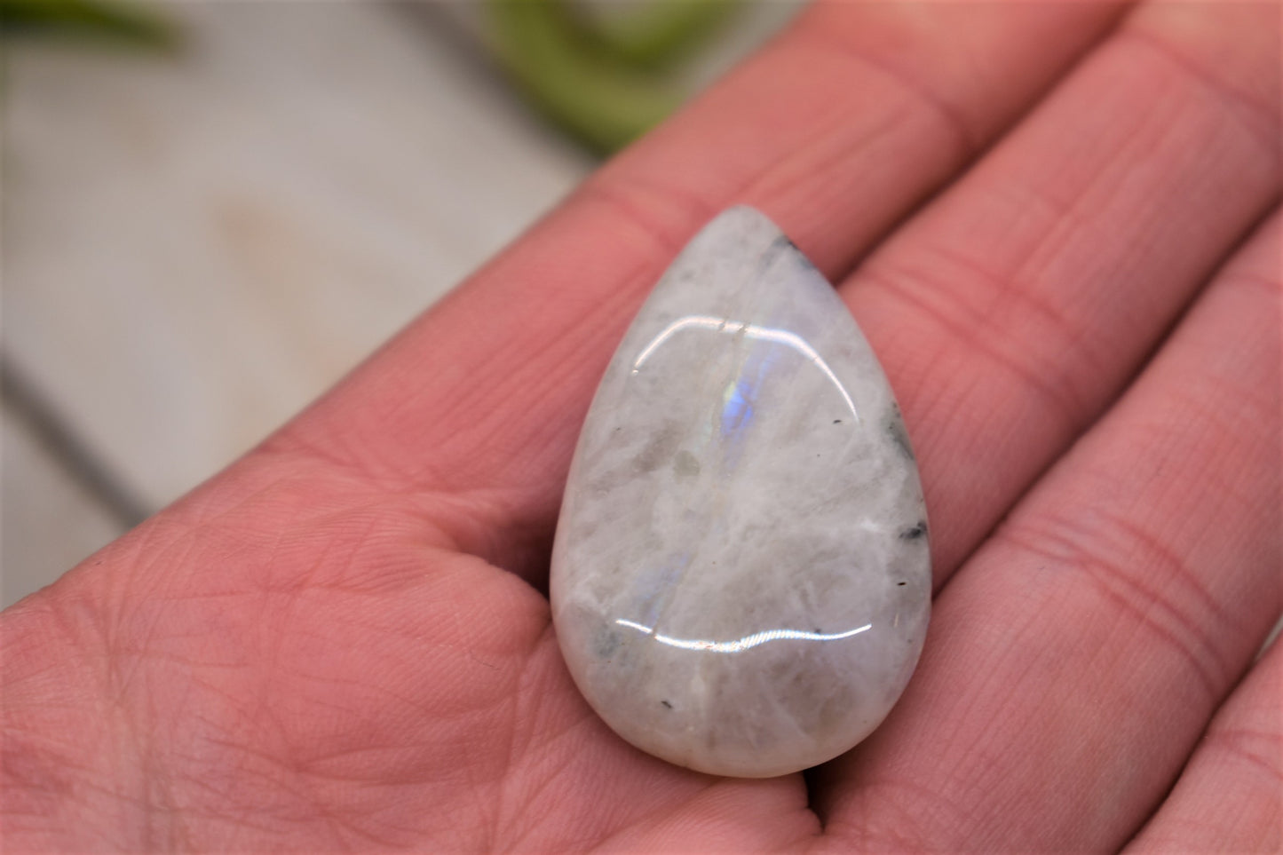 Rainbow Moonstone Cabochon - Tear Drop