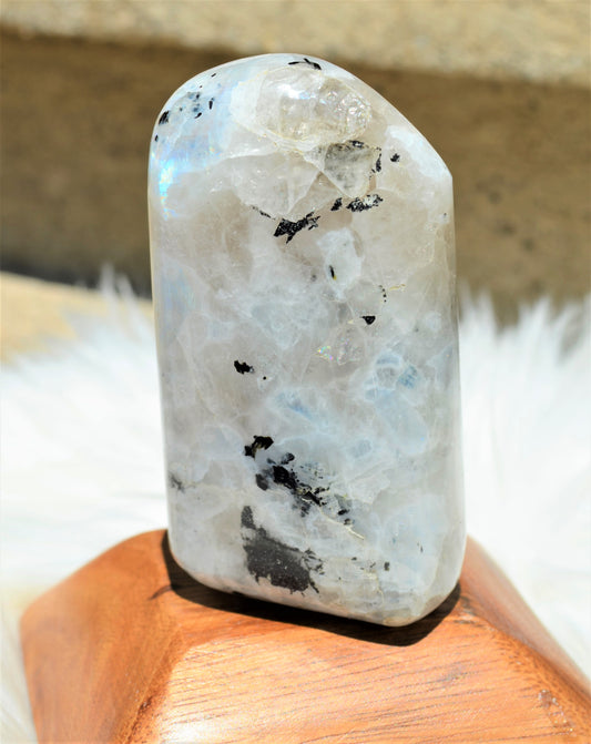 Rainbow Moonstone Free Form - #1