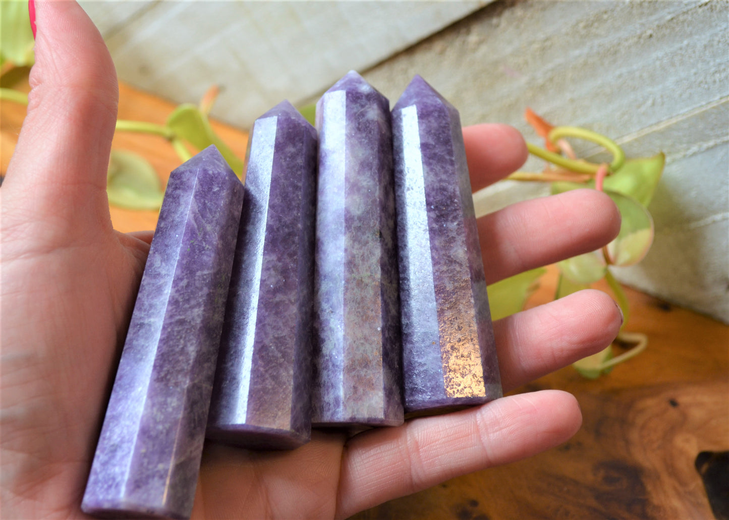 Lepidolite Tower - Small (one per order)