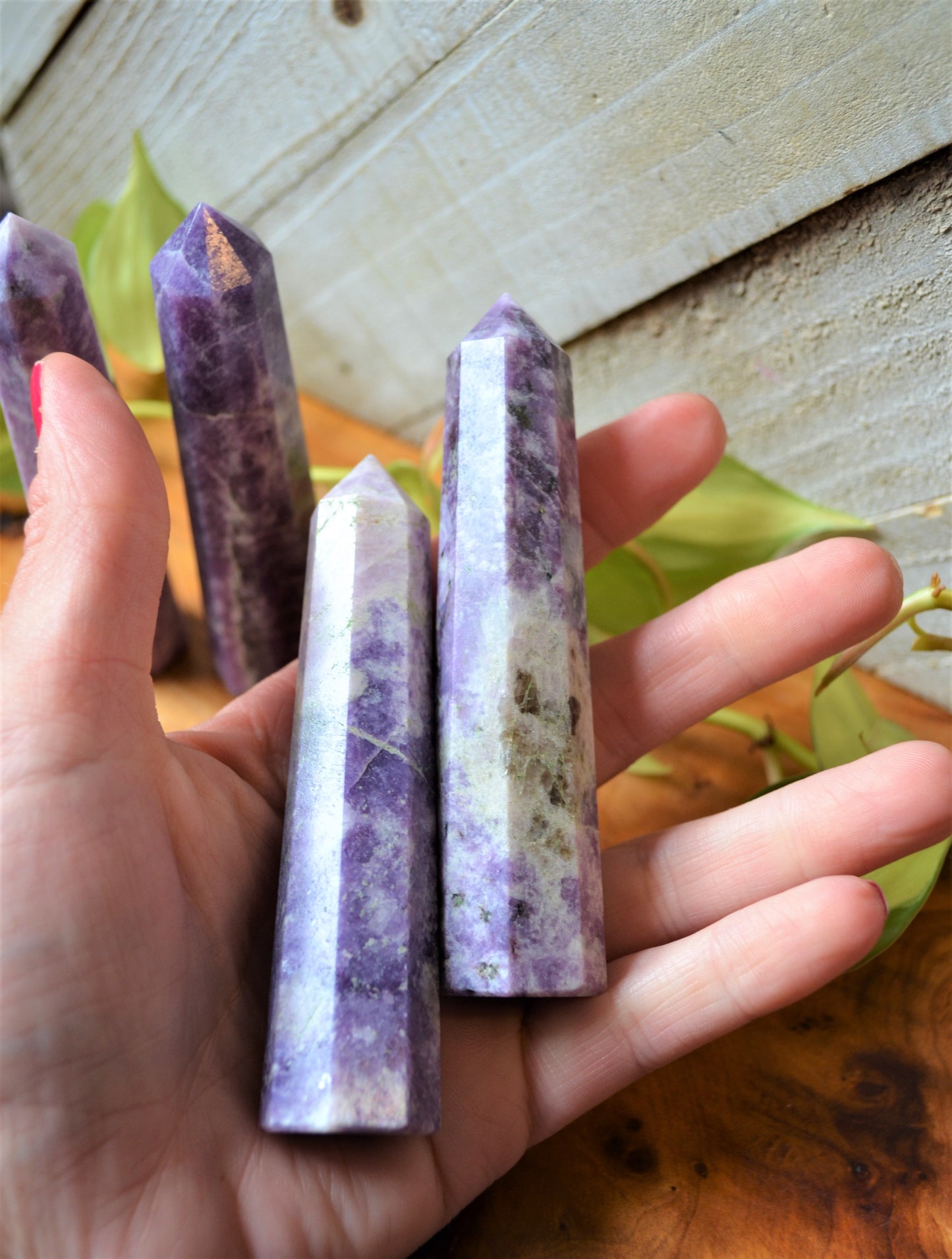 Lepidolite Tower - Large (one per order)