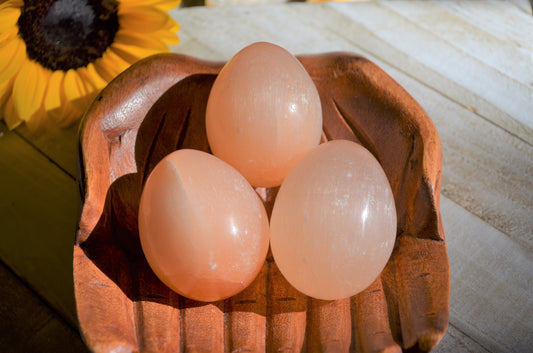 Selenite - Orange Egg