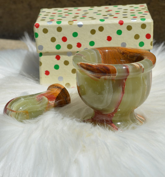 Onyx Mortar and Pestle Set - #2