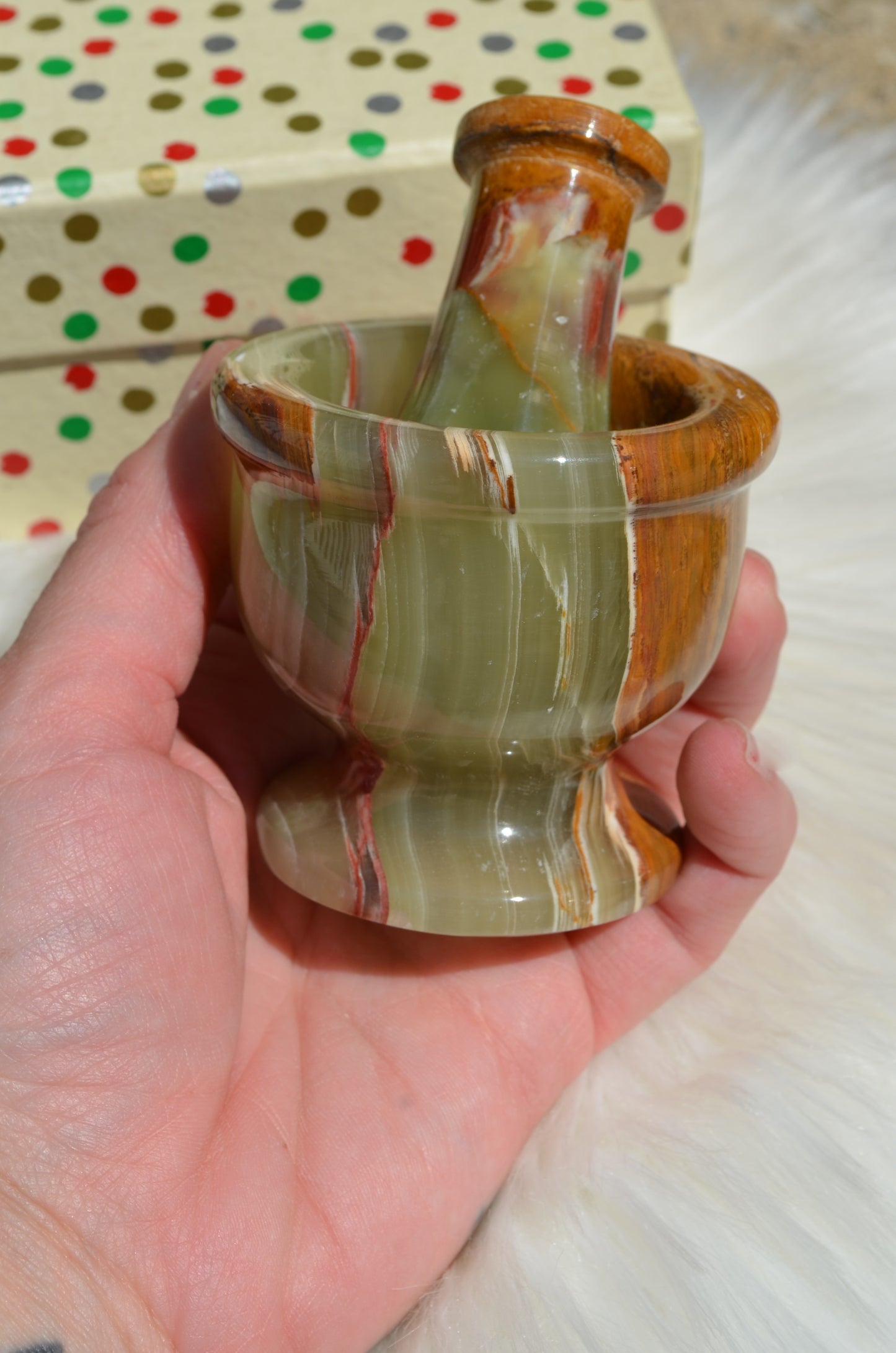 Onyx Mortar and Pestle Set - #2