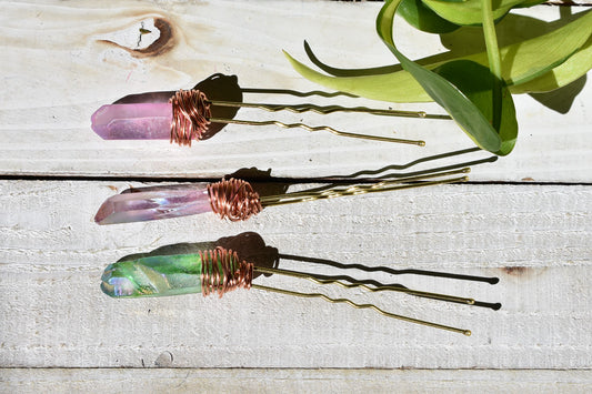 Crystal Hair Pins