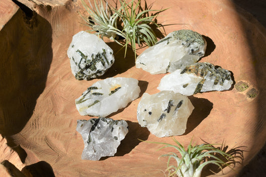 Green Tourmaline - Quartz Matrix #2