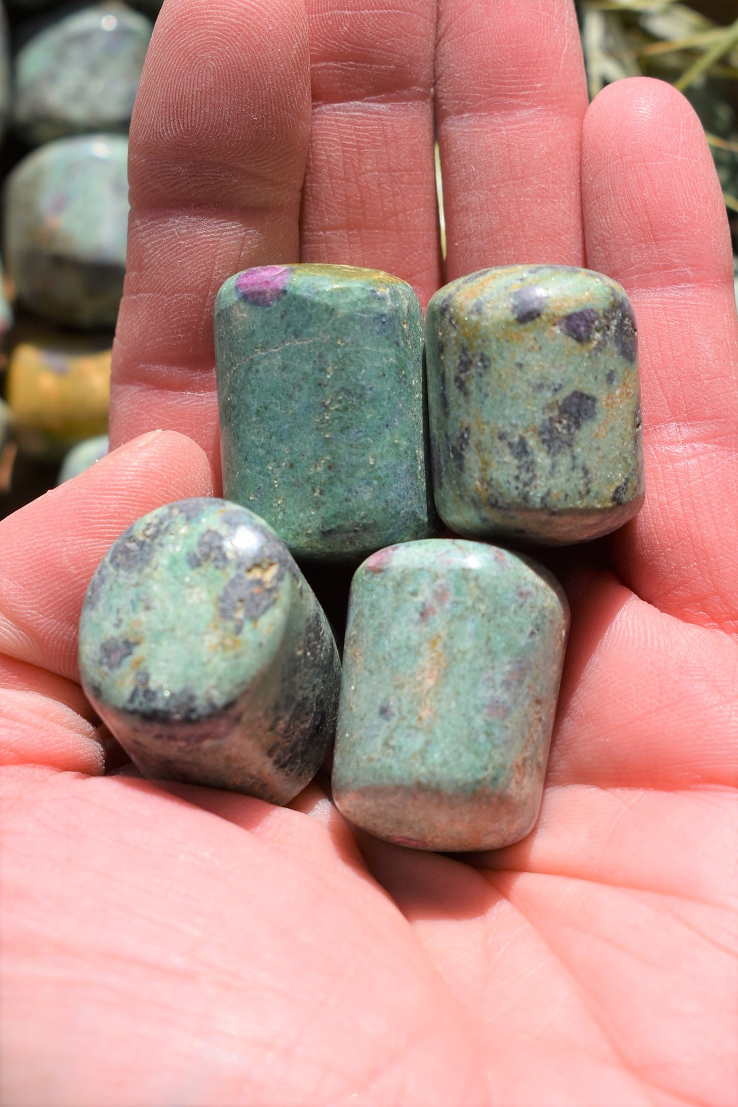 Ruby Fuchsite Polished Stone