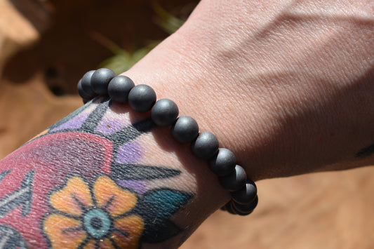 Hematite Bracelet - Matte