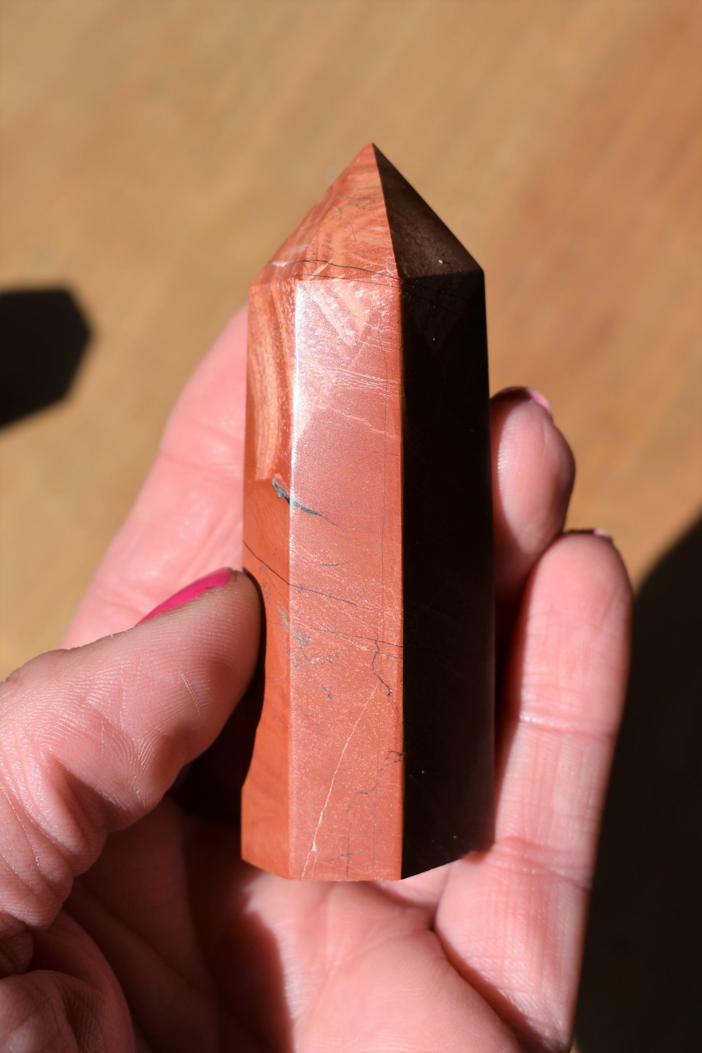 Red Jasper Tower - (one per order)
