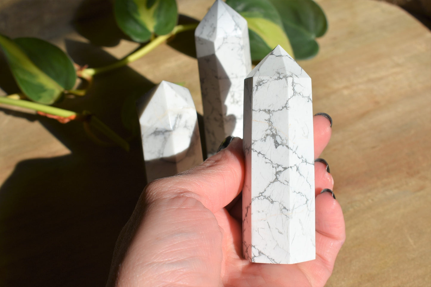 Howlite Tower - one per order