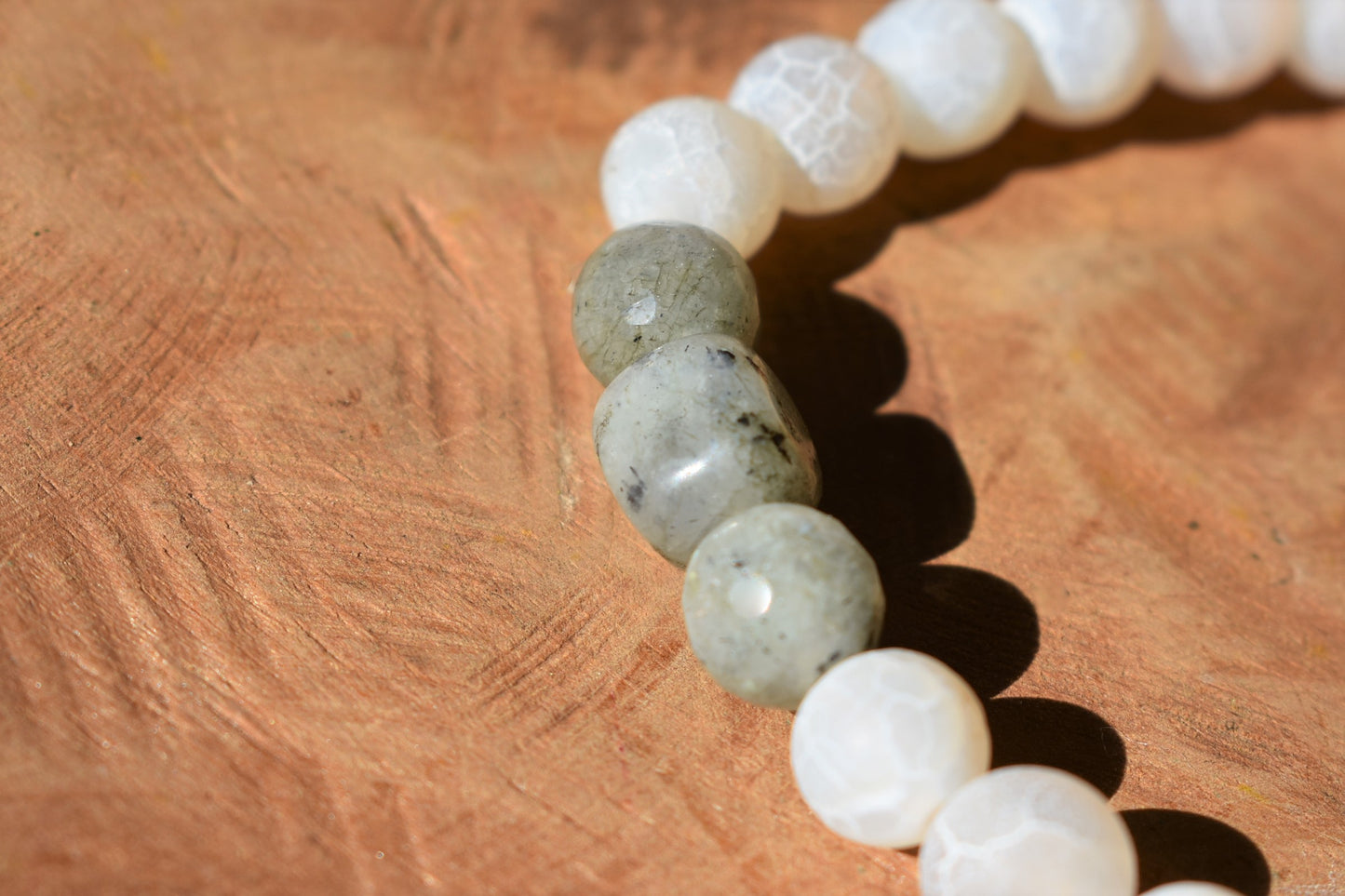 Agate & Labradorite Bracelet