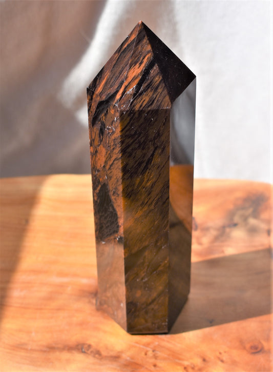 Mahogany Obsidian Large Tower - #2