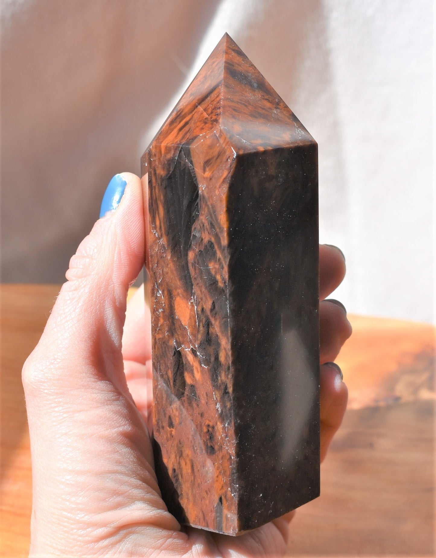 Mahogany Obsidian Large Tower - #4