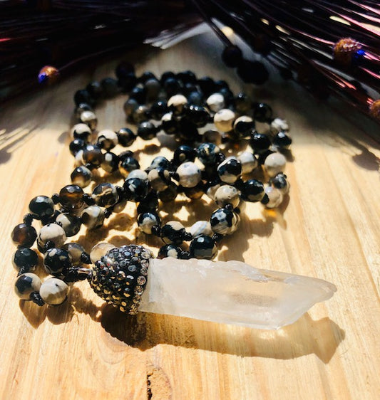 Quartz Crystal Necklae