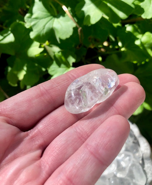 Quartz Crystal Polished Stones (set of 3)