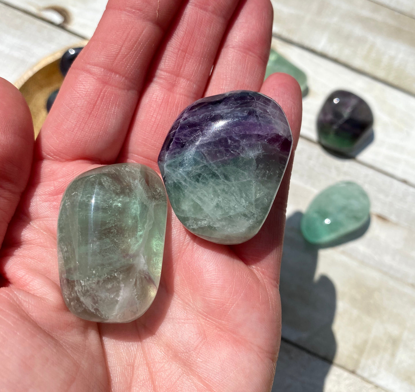 Fluorite Polishes Stones