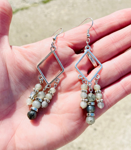 Labradorite Earrings