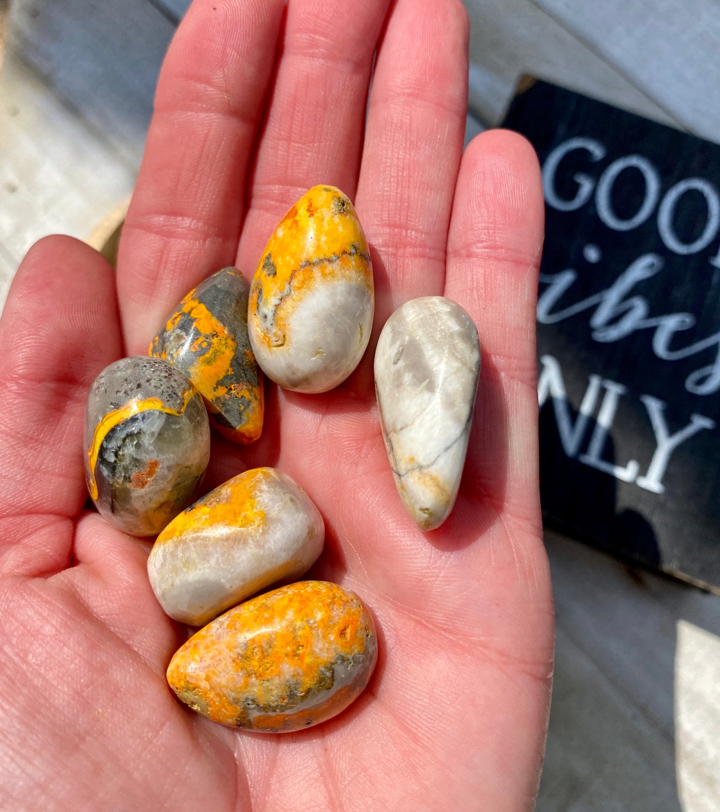 Bumblebee Jasper Polished Stones
