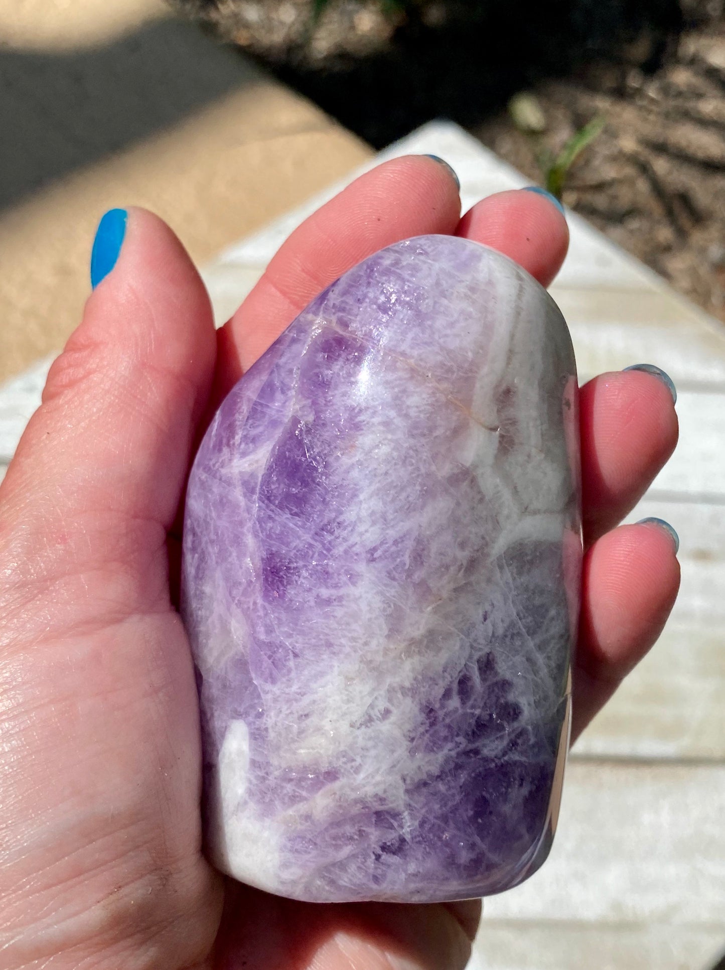 Chevron Amethyst - Polished Free From #4