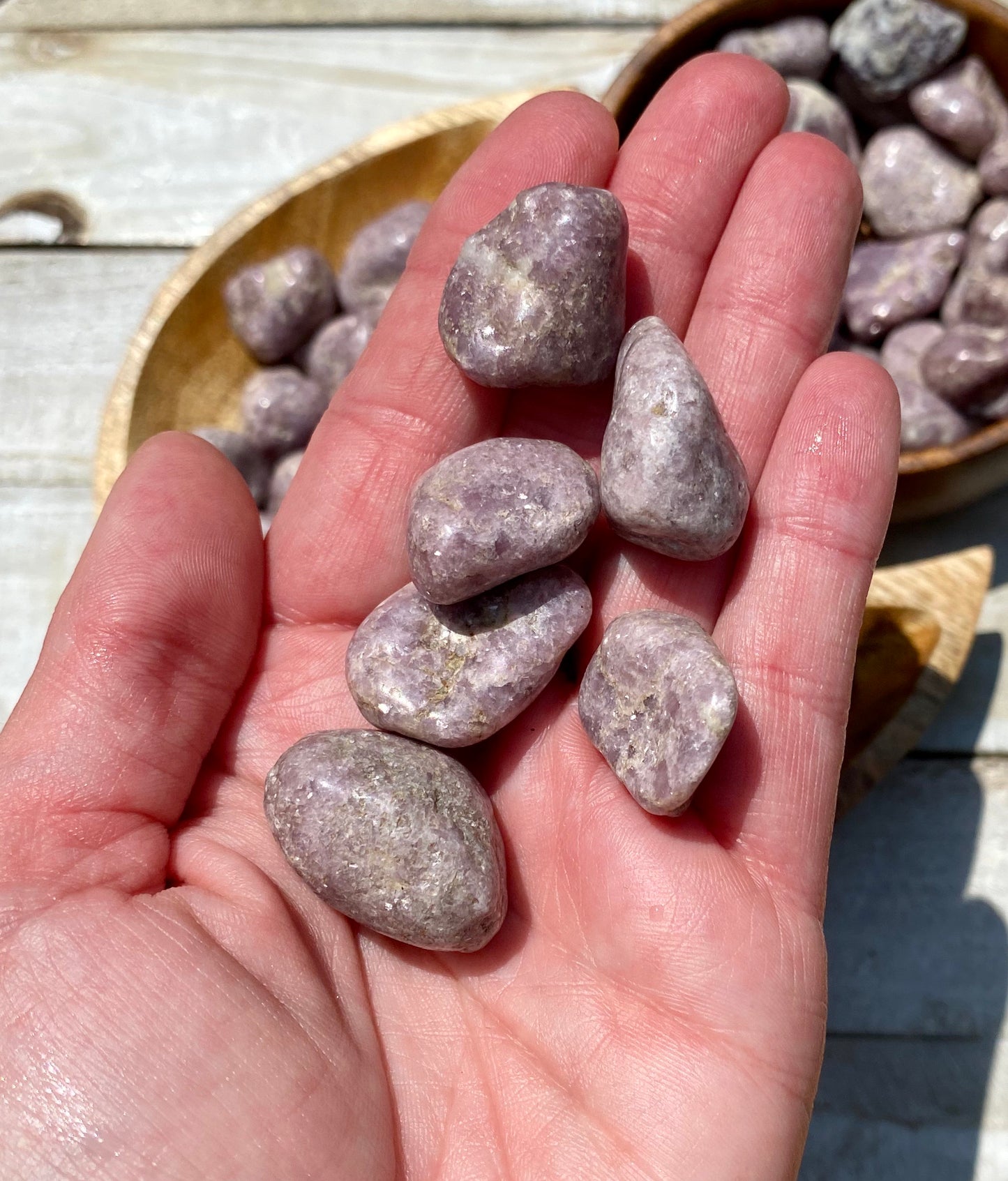 Lepidolite- Polished Stones (1 per order)