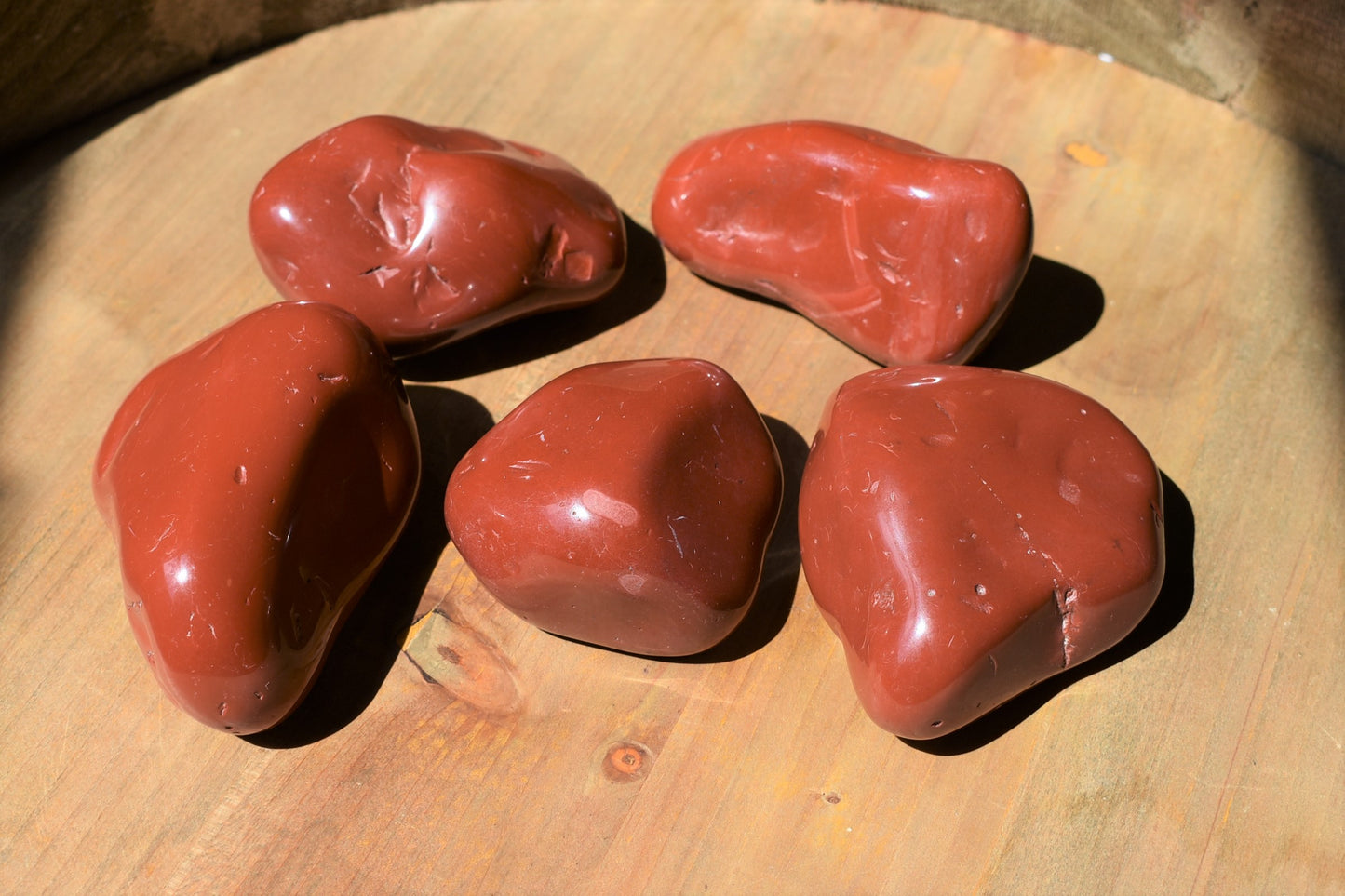 Red Jasper Polished Stones - Large (one per order)