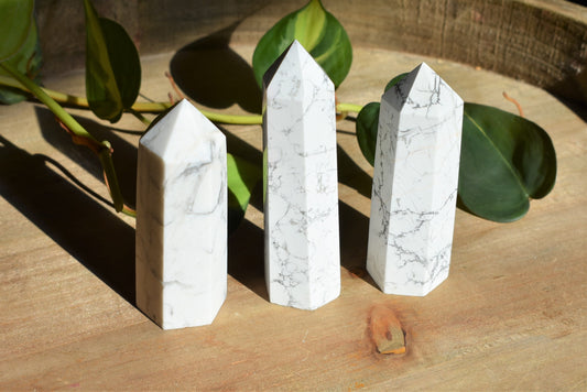Howlite Tower - one per order