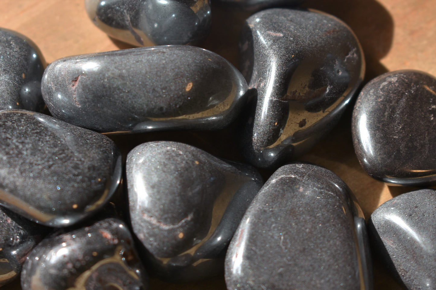 Hematite Tumbled Stone (one stone per order)