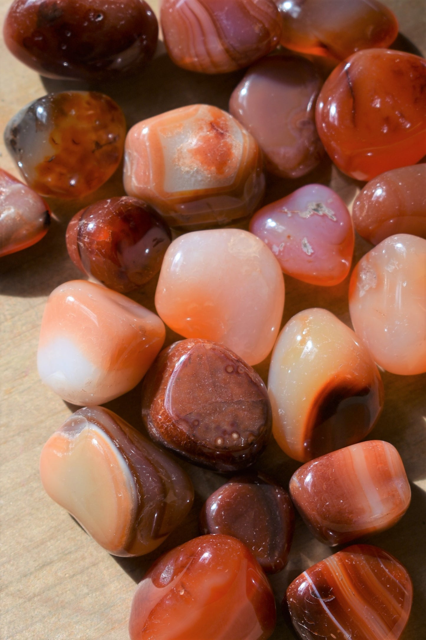 Carnelian - Tumbled Stone (one per order)