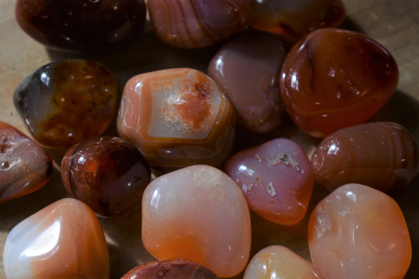 Carnelian - Tumbled Stone (one per order)