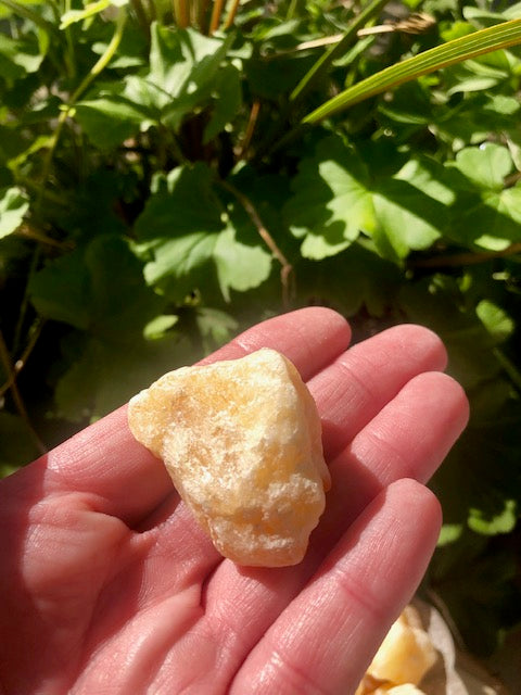 Yellow Calcite - Raw (set of 3)