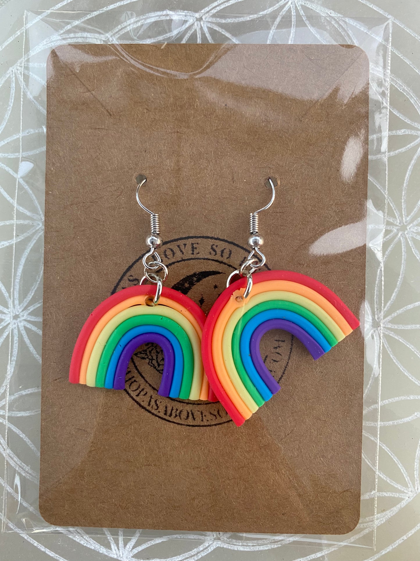 Handmade Rainbow Earrings