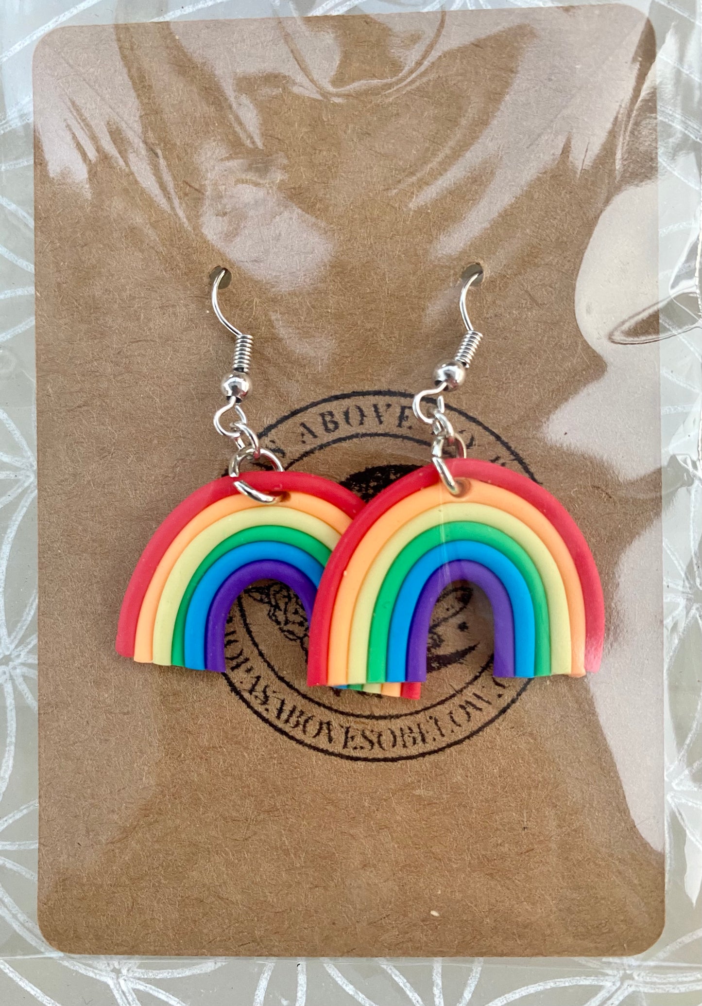 Handmade Rainbow Earrings